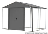 Ironwood Steel Hybrid Shed Kit, Anthracite, 8-ft x 8-ft B1T1 - product image 1