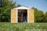 Ironwood Steel Hybrid Shed Kit, Anthracite, 8-ft x 8-ft B1T1 - product image 2