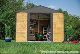 Ironwood Steel Hybrid Shed Kit, Anthracite, 8-ft x 8-ft B1T1 - product image 3