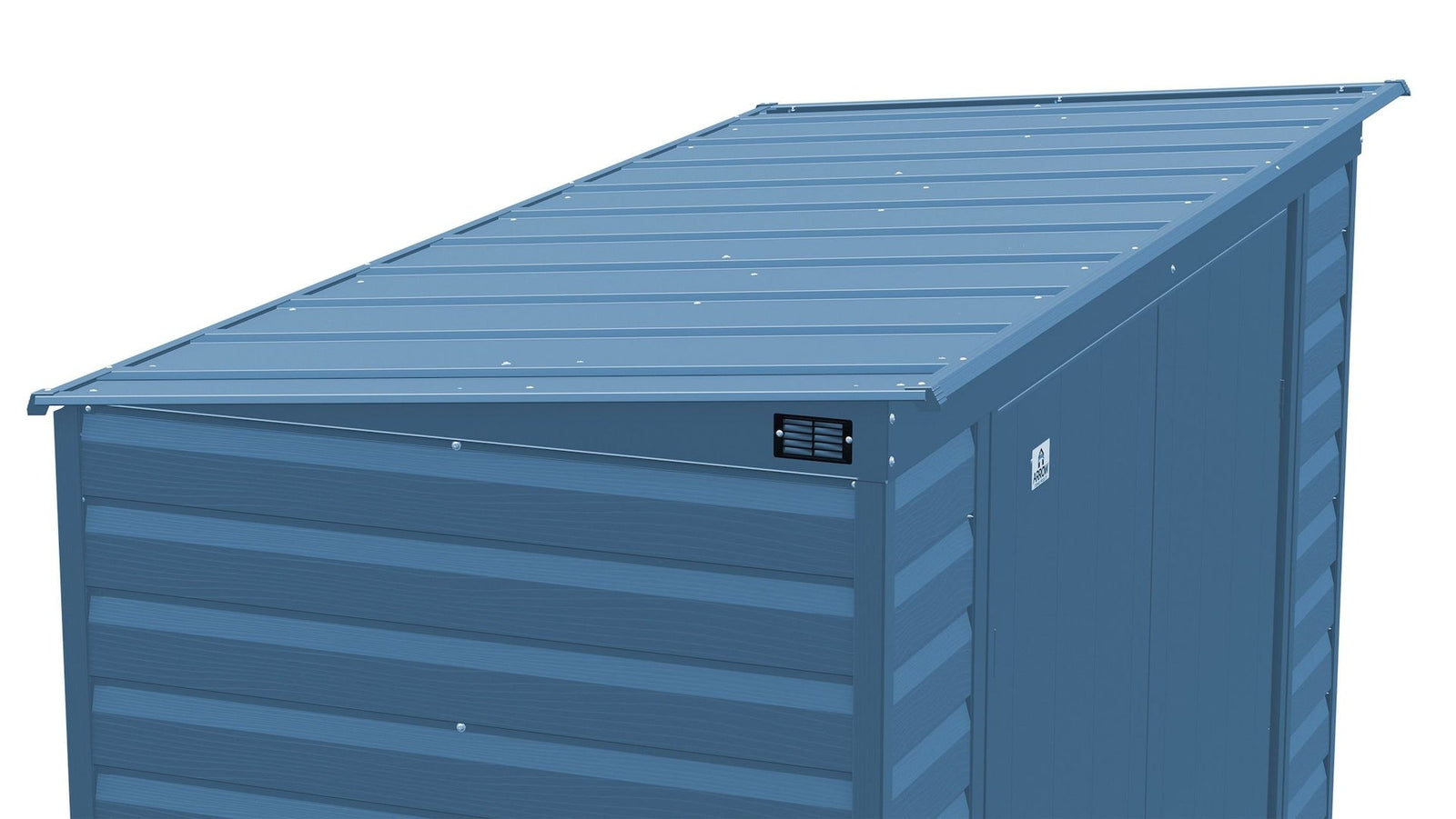 Select Galvanized Steel Storage Shed, Blue Grey, 10-ft x 4-ft R7X3 - product image 8