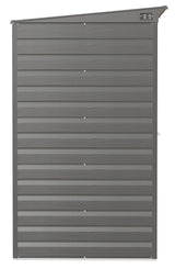 Select Galvanized Steel Storage Shed, Charcoal, 8-ft x 4-ft M4C9 - product image 7