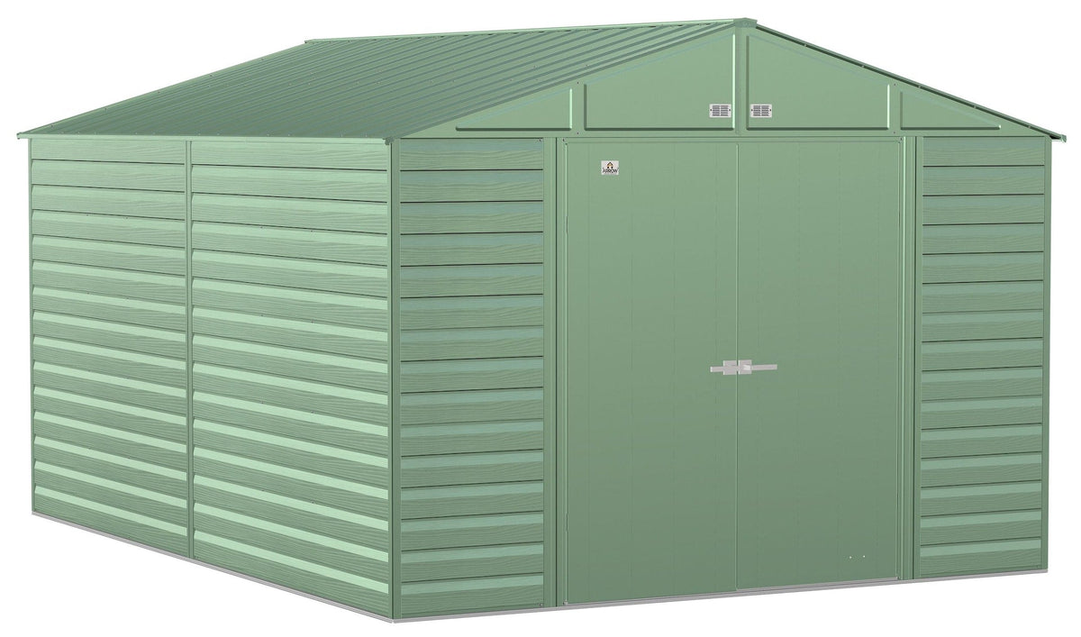 Select Galvanized Steel Storage Shed, Sage Green, 10-ft x 14-ft W9F0 - product image 3