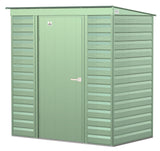 Select Galvanized Steel Storage Shed, Sage Green, 6-ft x 4-ft O7K1 - product image 1