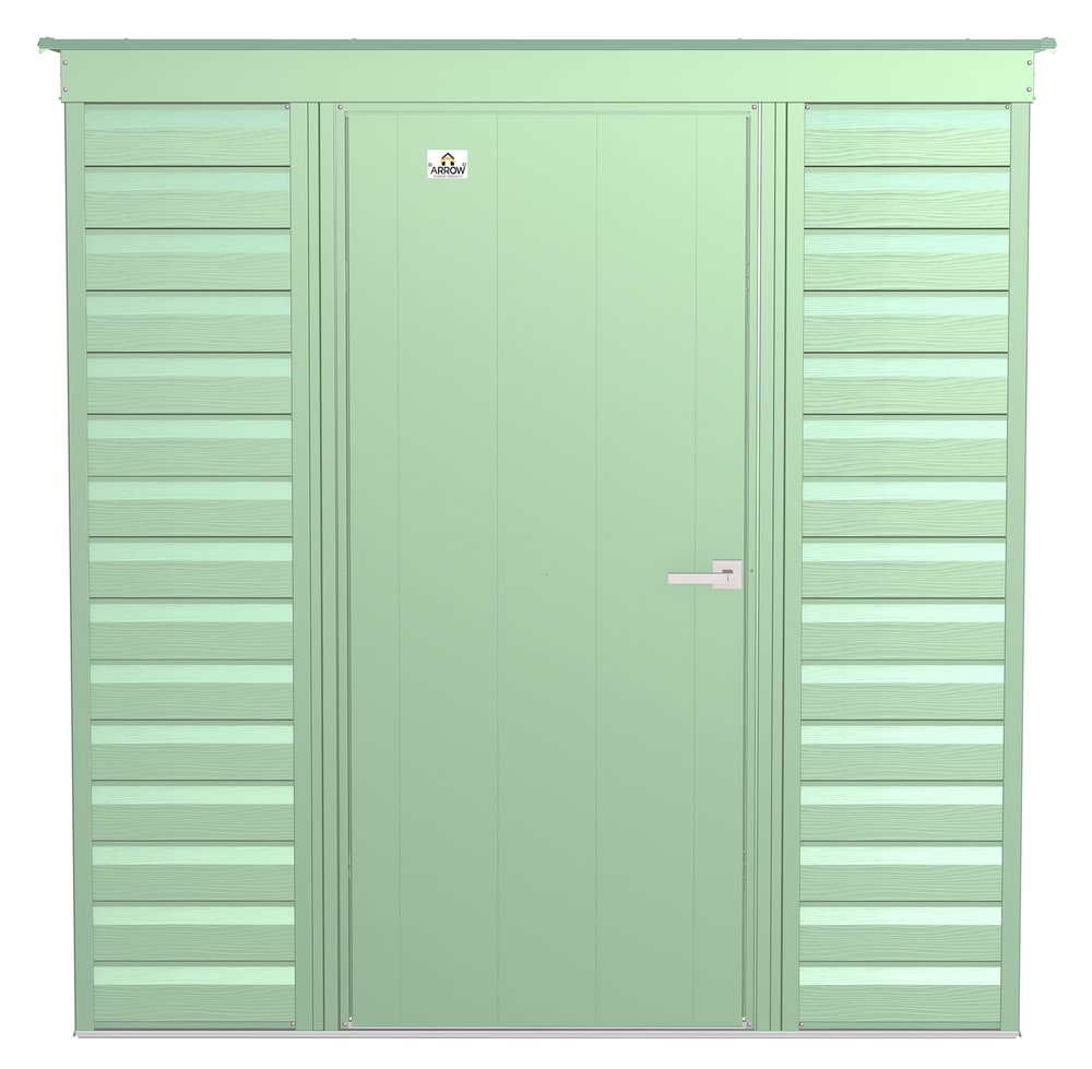 Select Galvanized Steel Storage Shed, Sage Green, 6-ft x 4-ft O7K1 - product image 4