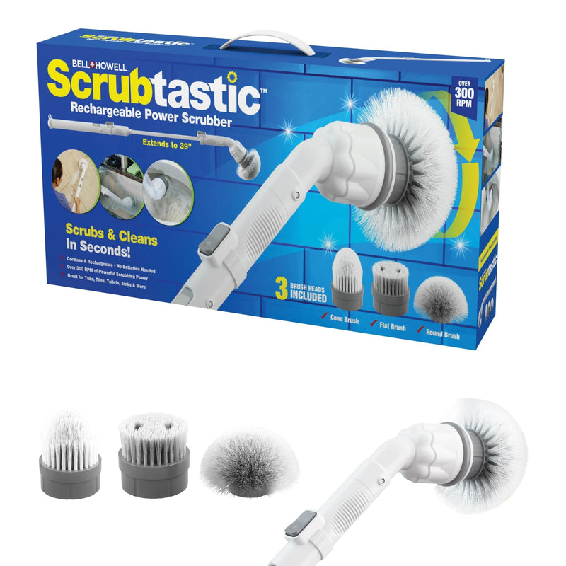 Scrubtastic Rechargeable Power Scrubber Brush W2T6