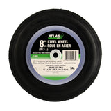 Steel Lawn Mower Replacement Wheel with Ball Bearings, 8-in x 1.5-in U3E8 - product image 1