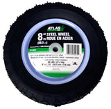 Steel Lawn Mower RePlacement Wheel with Ball Bearings, 8 in x 1.75-in M4Y0 - product image 1