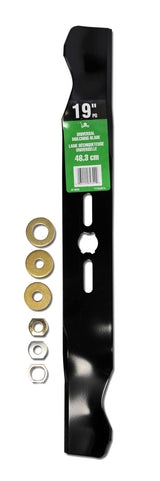 Universal Lawn Mower Replacement Mulching Blade, 19-in, Black U1U6 - product image 1