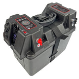 Battery Box Power Station with Charge Indicator, Black Q3V0 - product image 1
