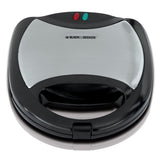 4-in-1 Round Compact Waffle Maker with Interchangeable Plates & Indicator Lights W1H2 - product image 3