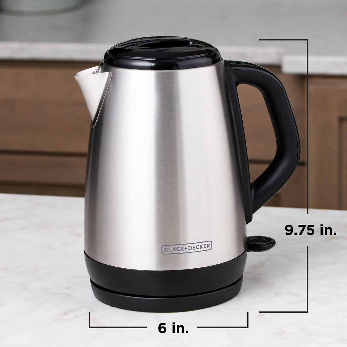 Cordless Electric Kettle with Auto Shut Off, Stainless Steel, 1.7L K8X3 - product image 5