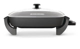 Family-Sized Non-Stick Electric Skillet, Black, 12x15-in W6O5 - product image 3