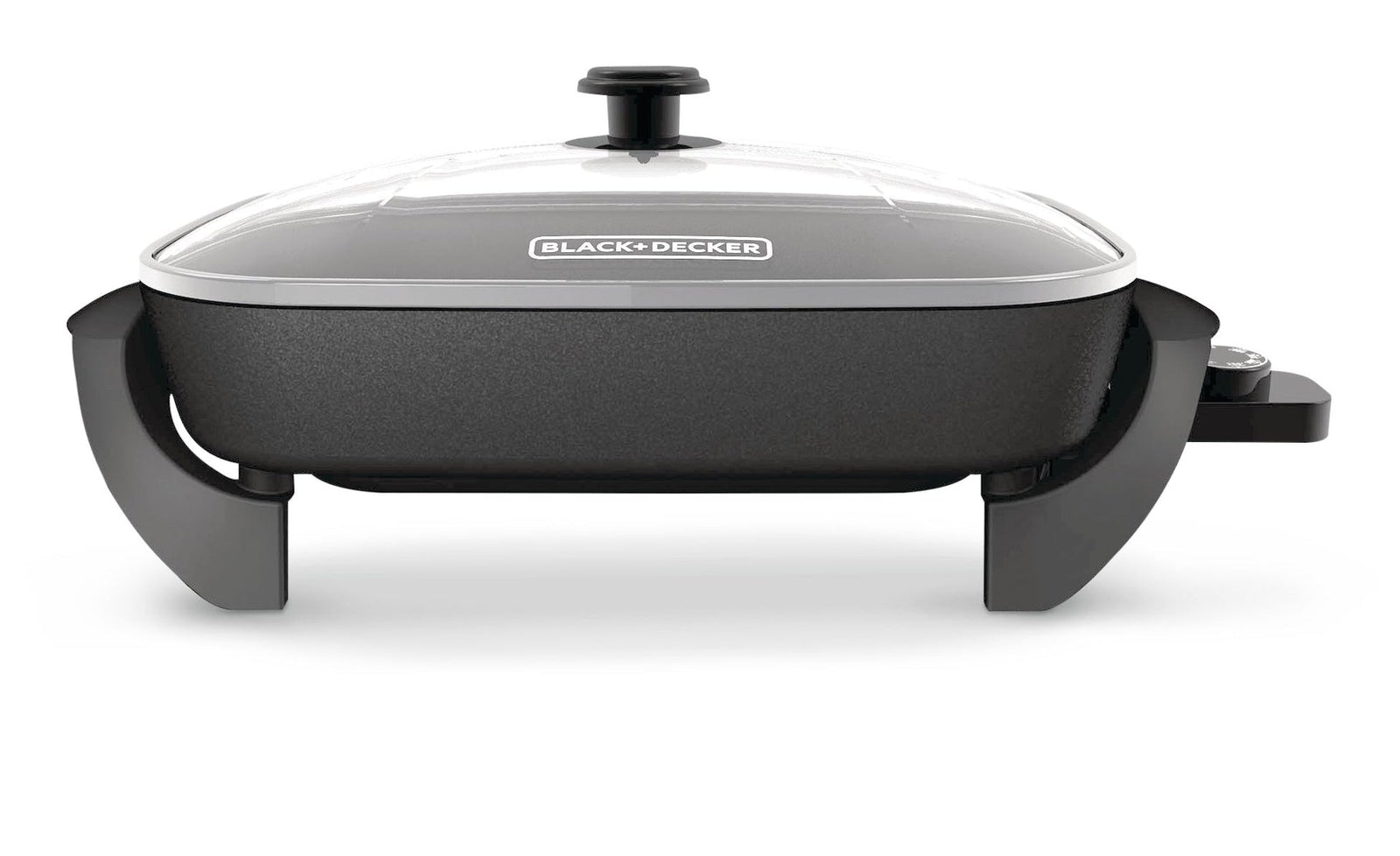 Family-Sized Non-Stick Electric Skillet, Black, 12x15-in W6O5 - product image 3