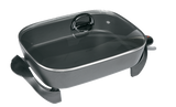 Family-Sized Non-Stick Electric Skillet, Black, 12x15-in W6O5 - product image 6