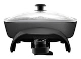 Family-Sized Non-Stick Electric Skillet, Black, 12x15-in O1B3 - product image 8