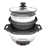 Non-Stick Rice Cooker & Steamer White, 6 Cups I7M2 - product image 3