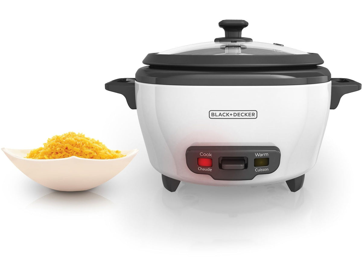 Non-Stick Rice Cooker & Steamer White, 6 Cups A9K1 - product image 4