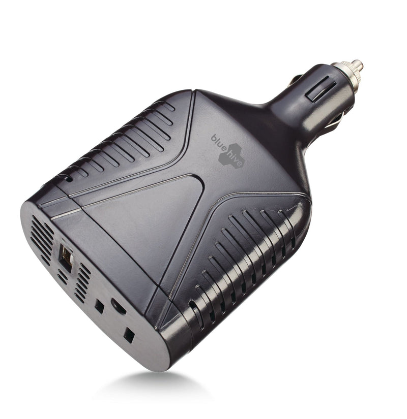 75W Car Power Inverter with USB Port S5J3