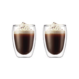 Double Wall Clear Glass Mugs, 11.8-oz, 2-pk X1H1 - product image 1