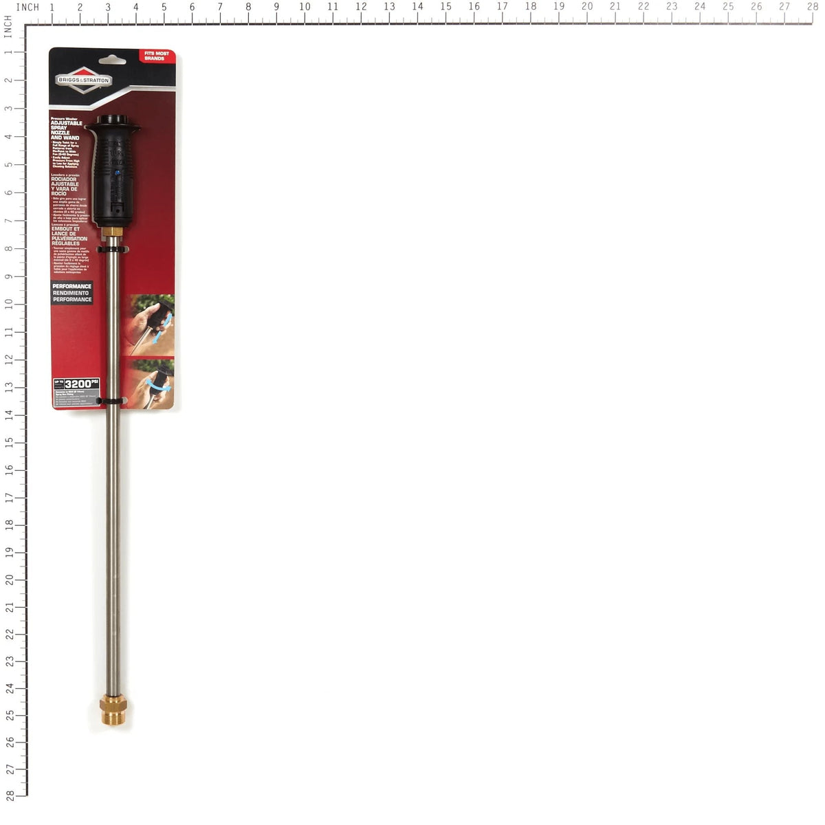 & Stratton Adjustable Spray Nozzle and Wand Compatible with 3000 PSI Gas Pressure Washer, 24-in H2L6 - product image 6