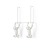 Over The Door Double Hook, White U6Z8 - product image 1