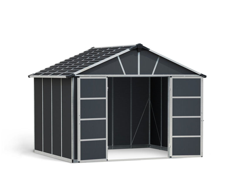 Multi-Function Polycarbonate Yukon Shed, 11x9-ft X2F0