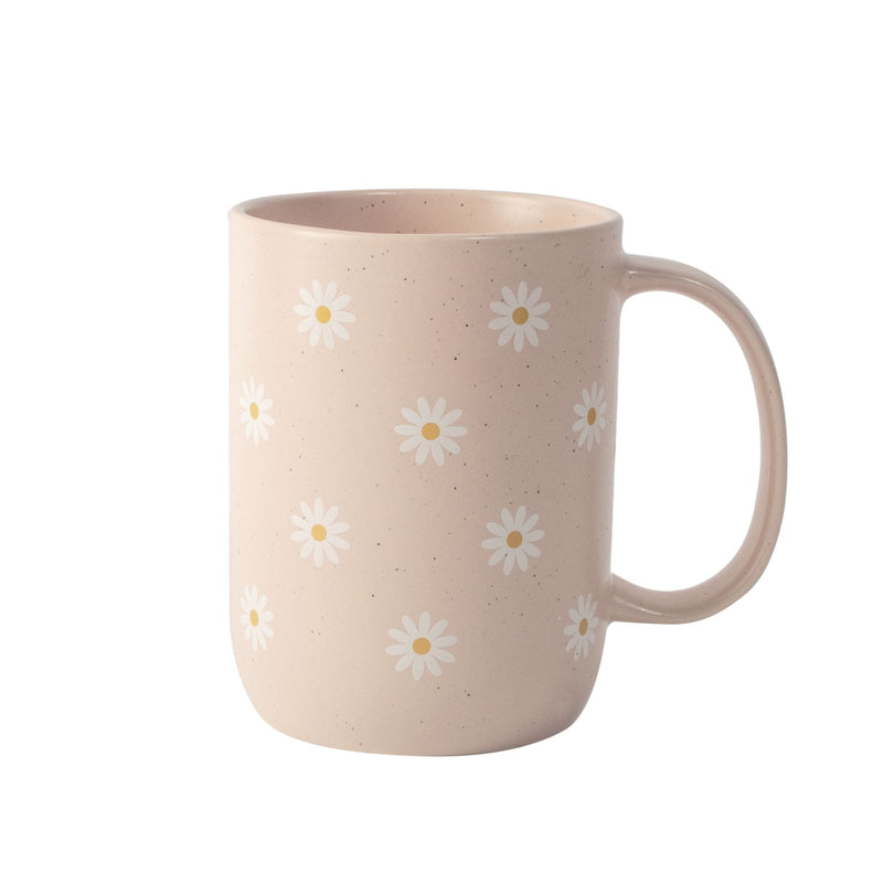 Daisy Stoneware Mug, 16-oz O2C9