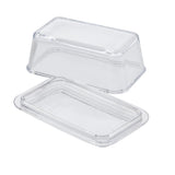 Glass Butter Dish, 1-lb Butter Capacity, With Lid, Dishwasher Safe U3Y9 - product image 1