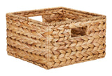 Hazel Square Woven Water Hyacinth Storage Basket Y5M1 - product image 1