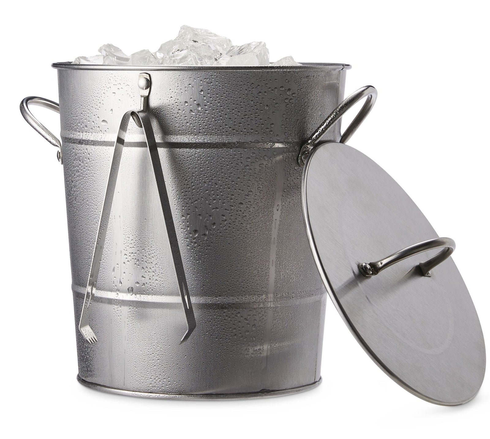 Ice Bucket and Scoop, Stainless Steel with Insulated Liner, Silver, 9.06-in C2J7 - product image 1