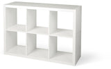 Invermere 6-Cube Storage Organizer, Bookcase/Bookshelf, White M2U7 - product image 1