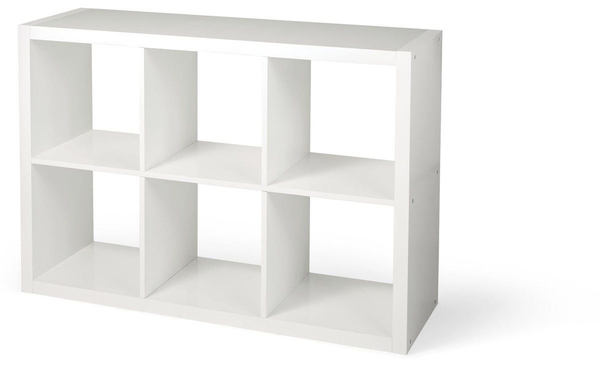 Invermere 6-Cube Storage Organizer, Bookcase/Bookshelf, White M2U7 - product image 1