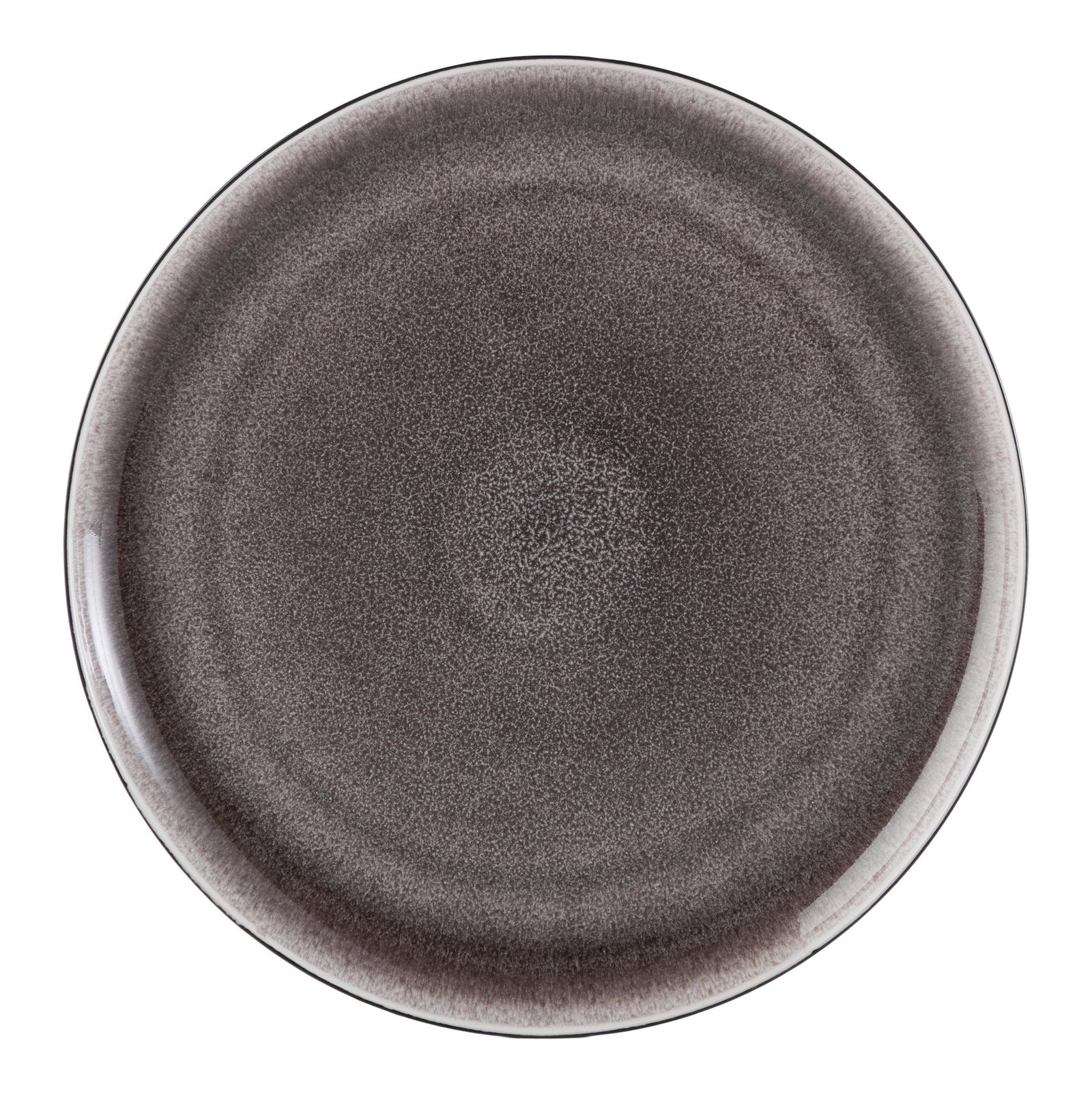 Kenway Stoneware Dinnerware Set, Serves 4, 16-pc, Matte Black & Taupe Reactive Glaze C0A5 - product image 5