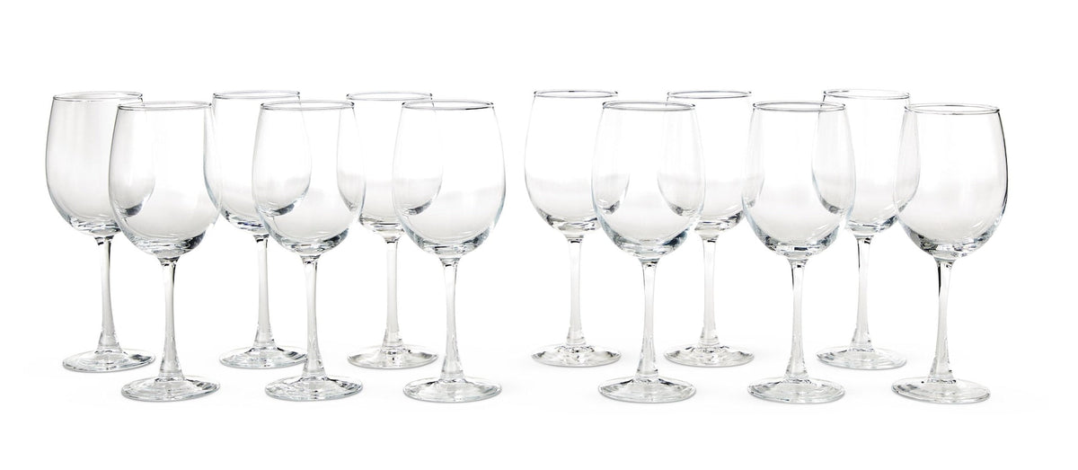 Lead-Free Stemmed Wine Glass Set, 15.5-oz, 12-pk U7C0 - product image 1