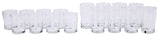Stacking Glassware Tumbler Set, 12 & 16 oz, 16-pc S6A4 - product image 1