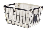 Wren Rectangular Wire & Fabric Basket, Assorted Sizes X2L1 - product image 1