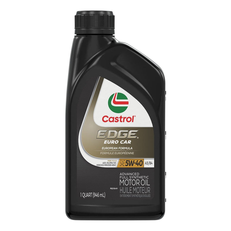 EDGE 5W40 A3/B4 Euro Advanced Synthetic Engine/Motor Oil, 946mL I2B2