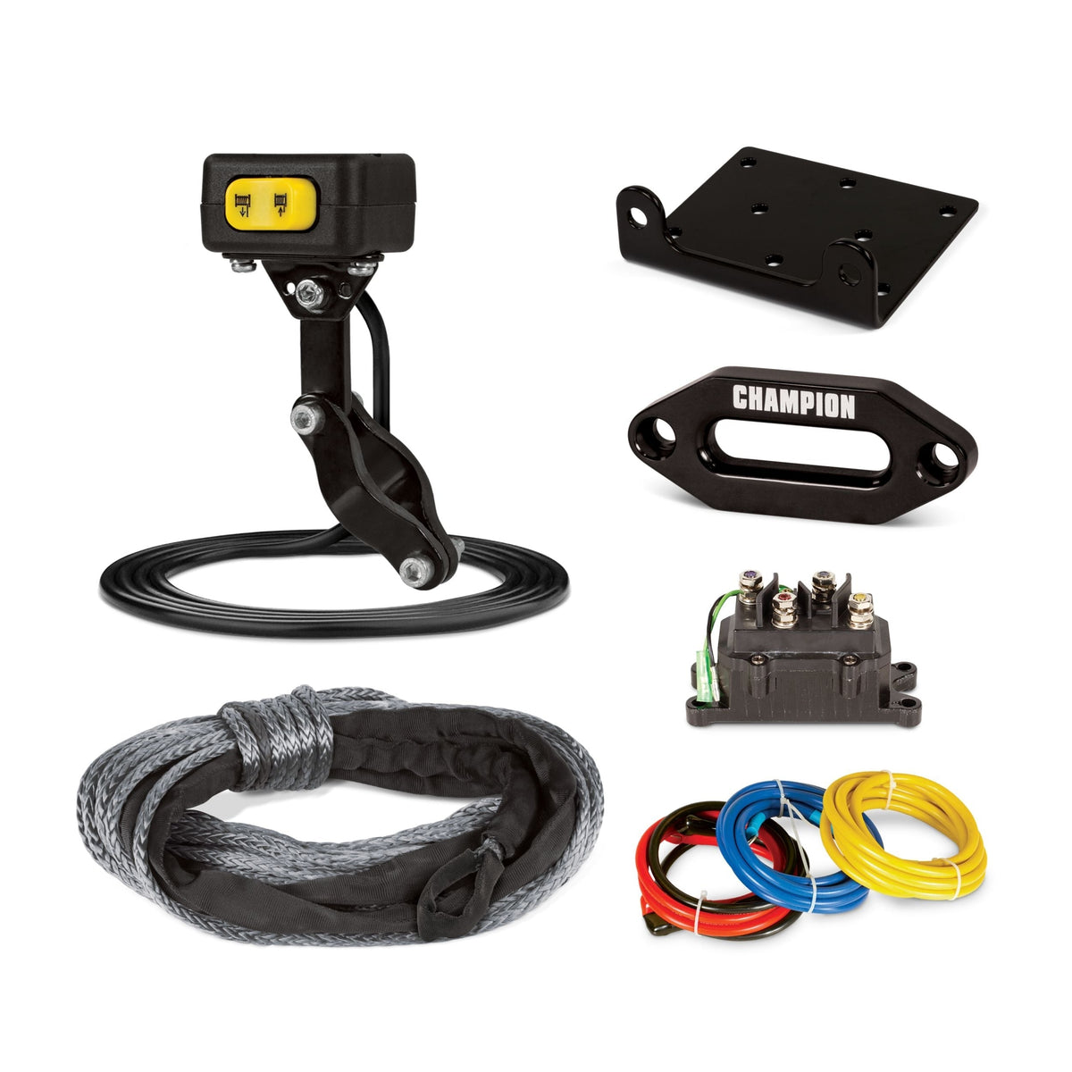 Power Equipment 14051 Synthetic Rope Winch Kit, 4,500-lb D7X2 - product image 3