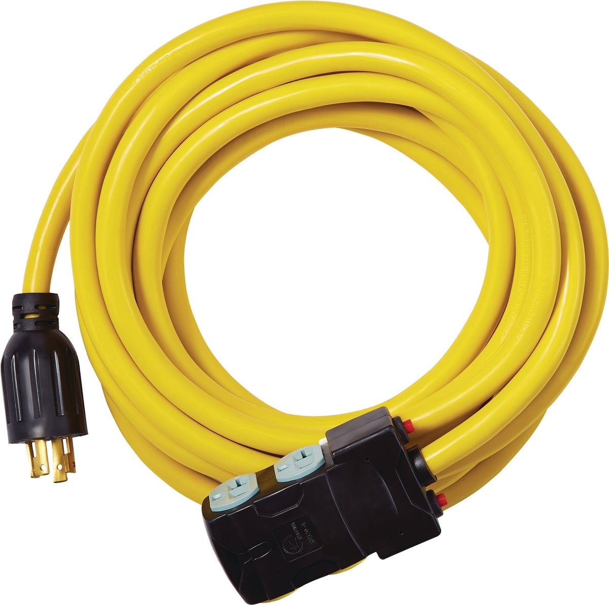 Power Equipment 30A, 250V Flat Generator Extension Cord, 25-ft V8B2 - product image 4