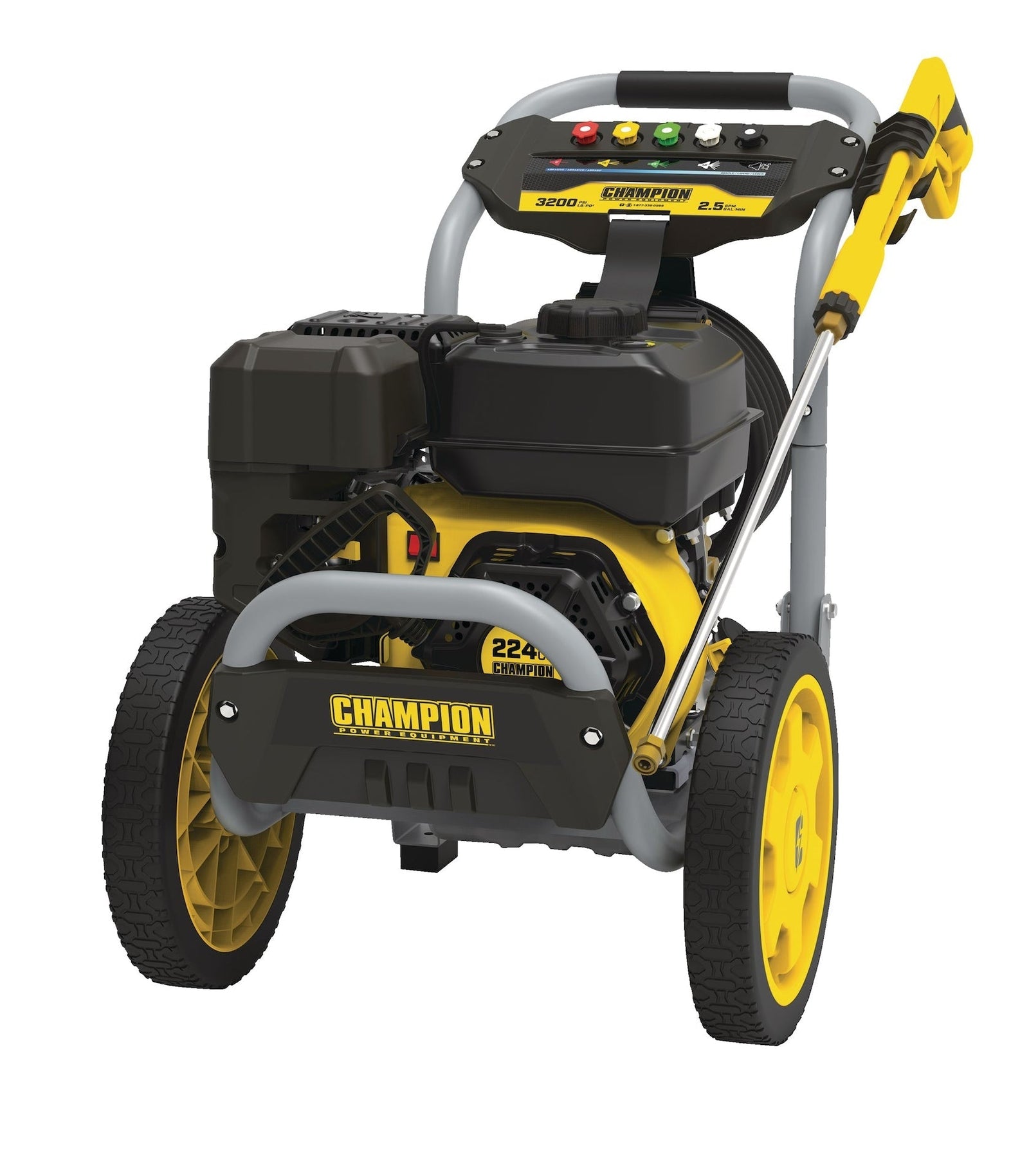Power Equipment 3200 PSI 2.5 GPM 224cc Engine Cold Water Wheeled Gas Pressure Washer I5O1 - product image 3