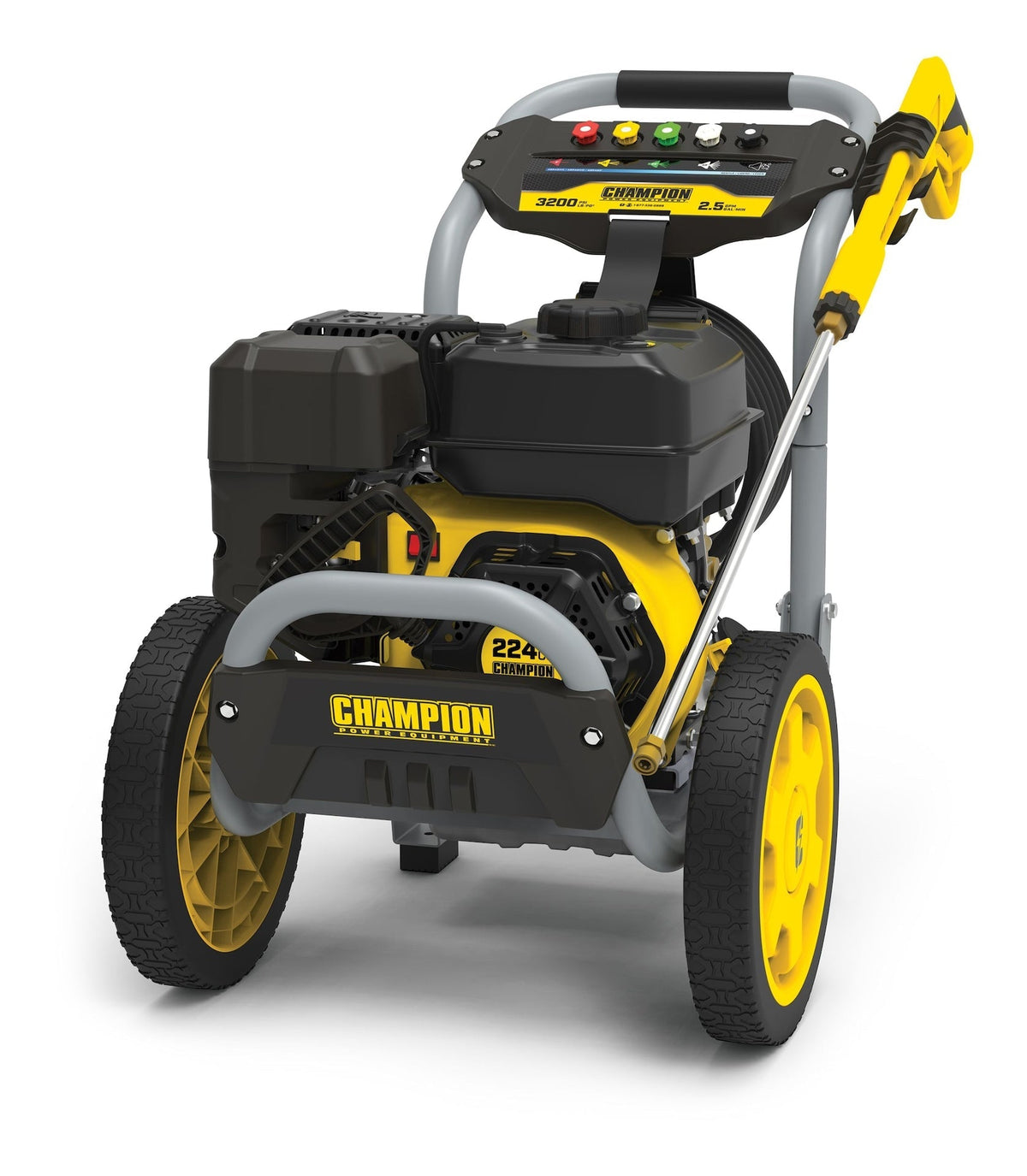 Power Equipment 3200 PSI 2.5 GPM 224cc Engine Cold Water Wheeled Gas Pressure Washer I5O1 - product image 4