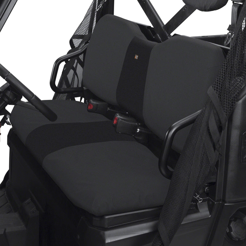 Classic Accessories QuadGear UTV Bench Seat Cover for Polaris Ranger XP/HD, Black M7J6