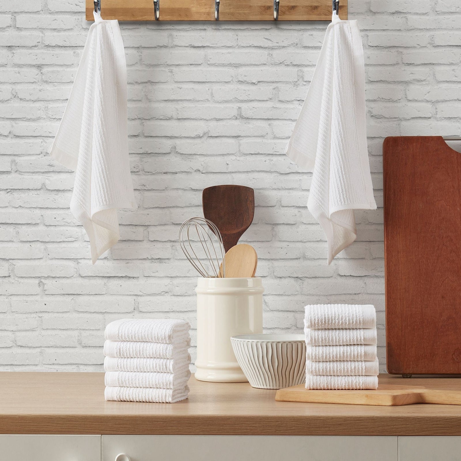 Ribbed Terry Bar Mop Dishcloth Kitchen Set, 12-in x 12-in, 6-pk B2M7 - product image 4