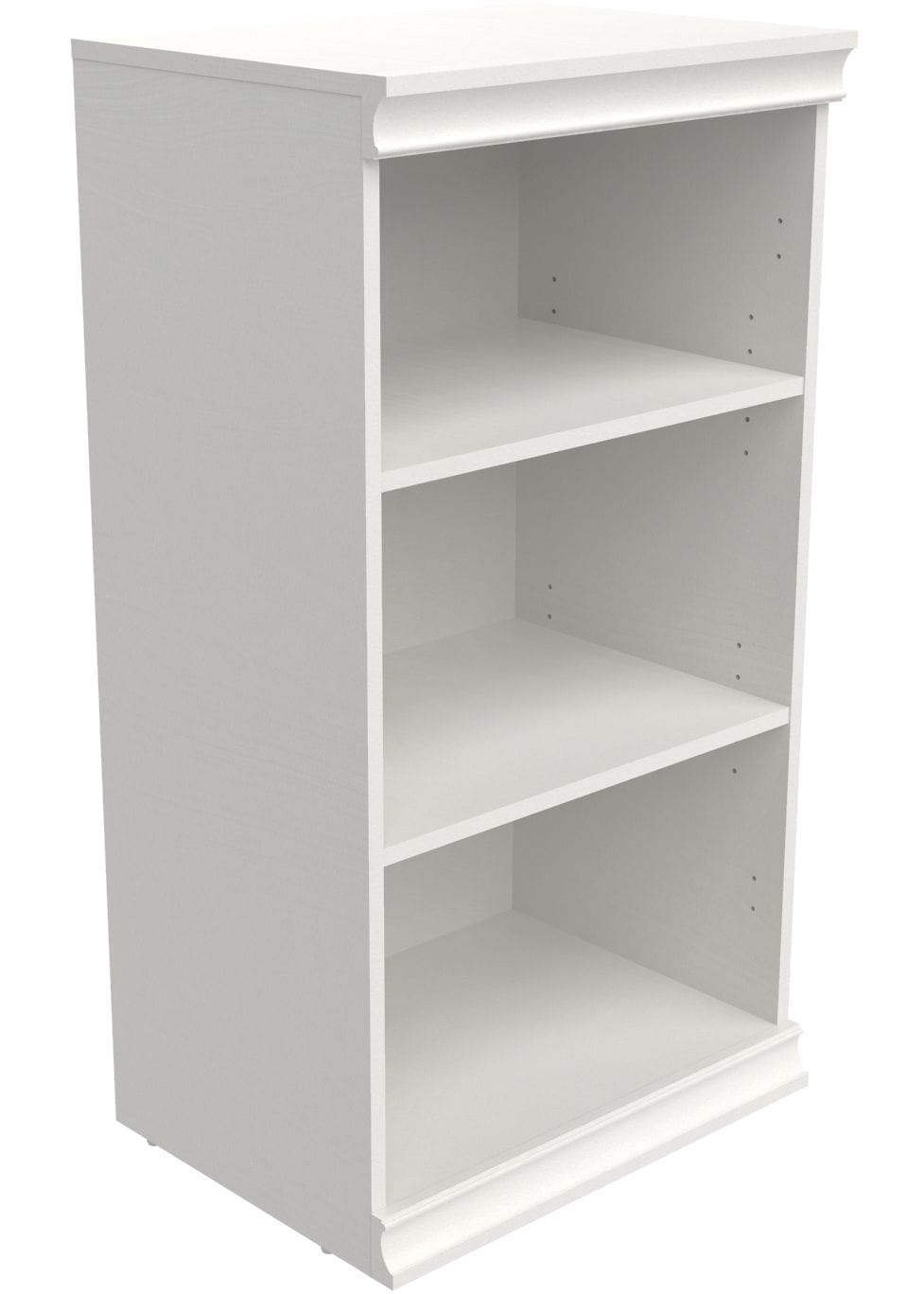 Modular Stackable Closet Storage Shelf Unit, White V4C3 - product image 1