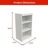 Modular Stackable Closet Storage Shelf Unit, White V4C3 - product image 4