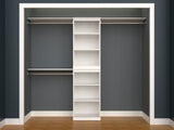 Modular Stackable Closet Storage Shelf Unit, White V4C3 - product image 6