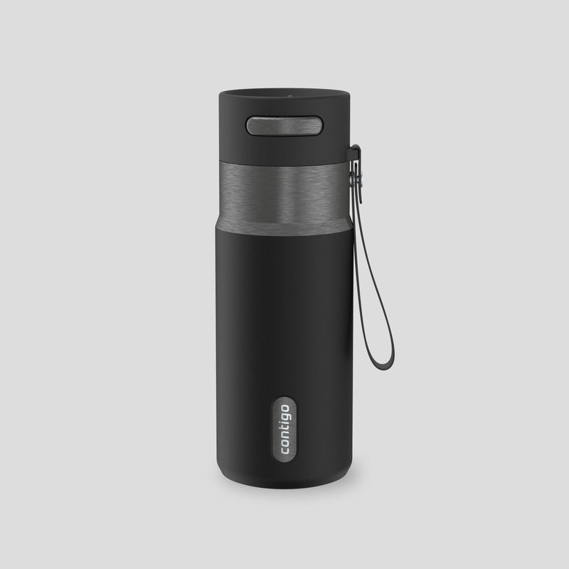AutoSeal Insulated Stainless Steel Travel Bottle with Lid, Various Colours, 16-oz R2S4