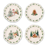 Home 15-cm Winter Berry Appetizer Plates, 4-pk Y9J6 - product image 1