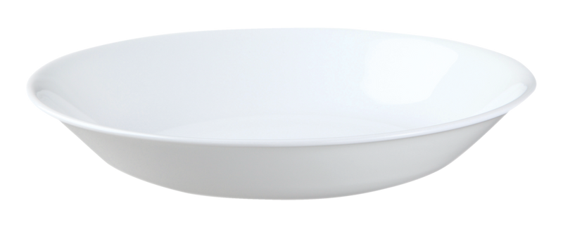 Glass Salad Bowl, 20-oz, White T6V0