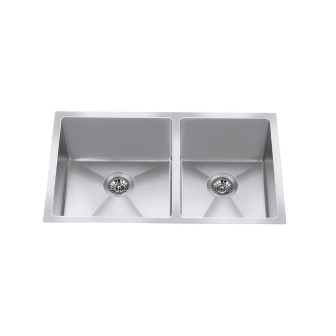 CXZD881L 32-in Low Divide Stainless Steel Double Bowl Sink C5I8 - product image 1